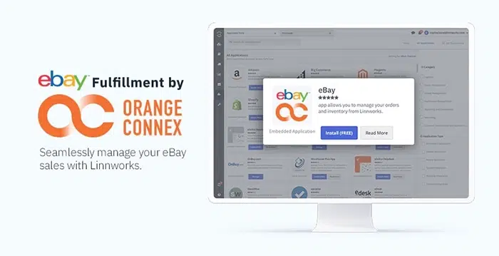 Linnworks eBay Orange Connex logos