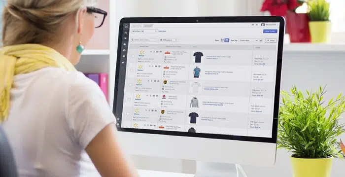 Walmart Marketplace displayed on a computer screen.