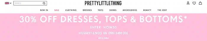 Pretty Little Thing Promotion