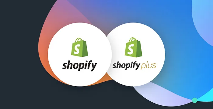 Shopify and Shopify Plus logo.