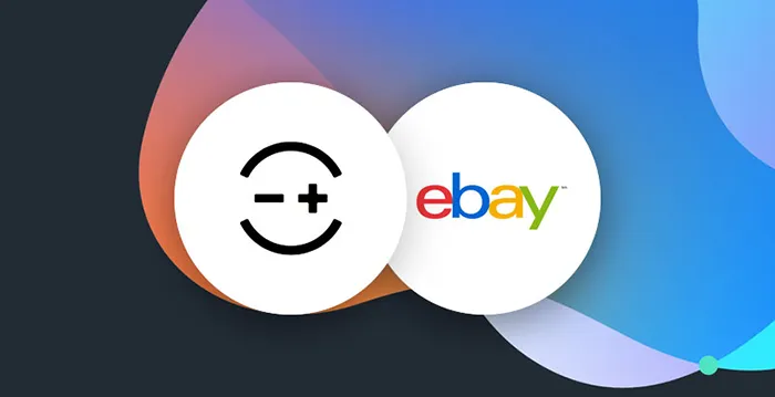 Linnworks and Ebay logos in white circles.