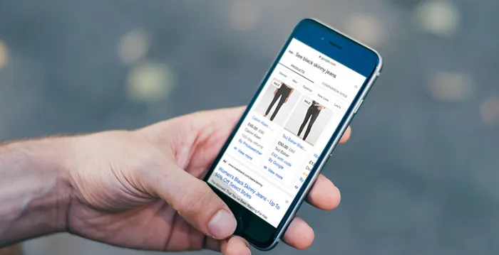 A person holding a phone.