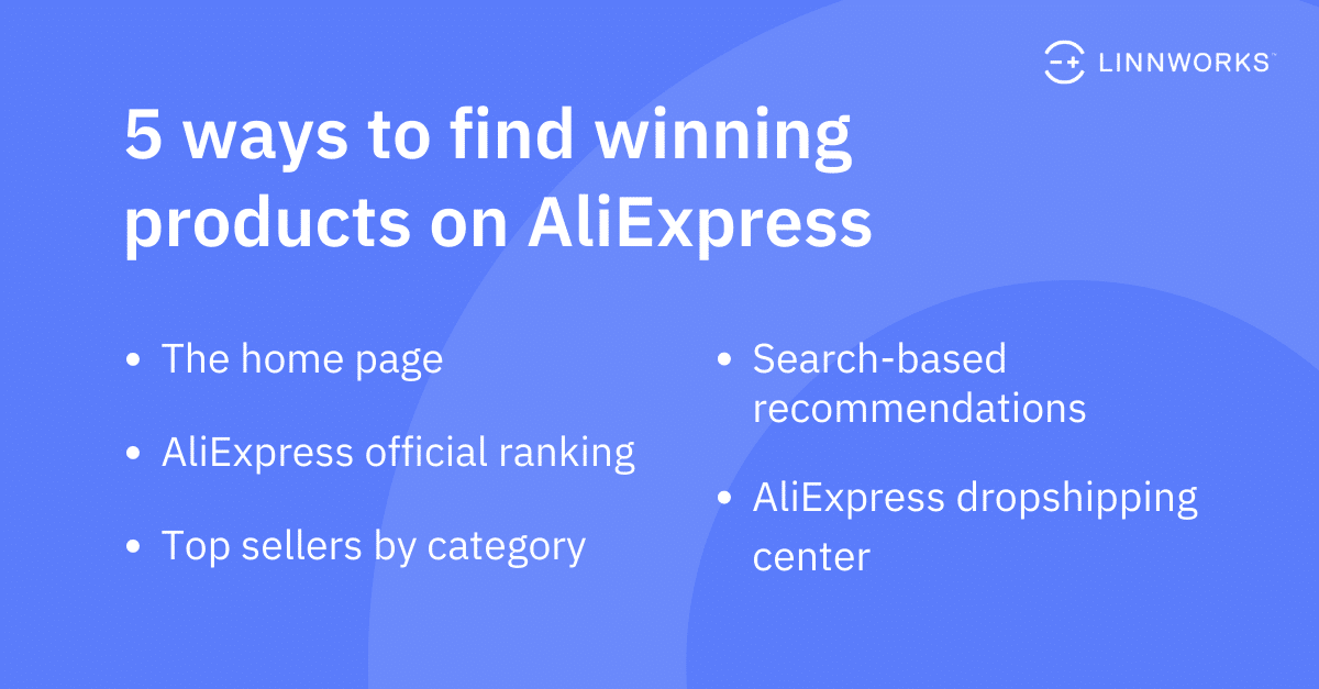 5 ways to find winning products on AliExpress 