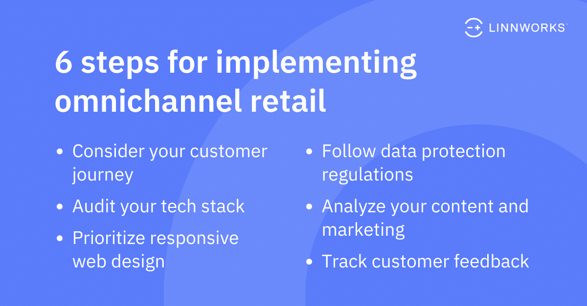 6 steps for implementing omnichannel retail