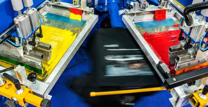 a pile of print-on-demand clothing