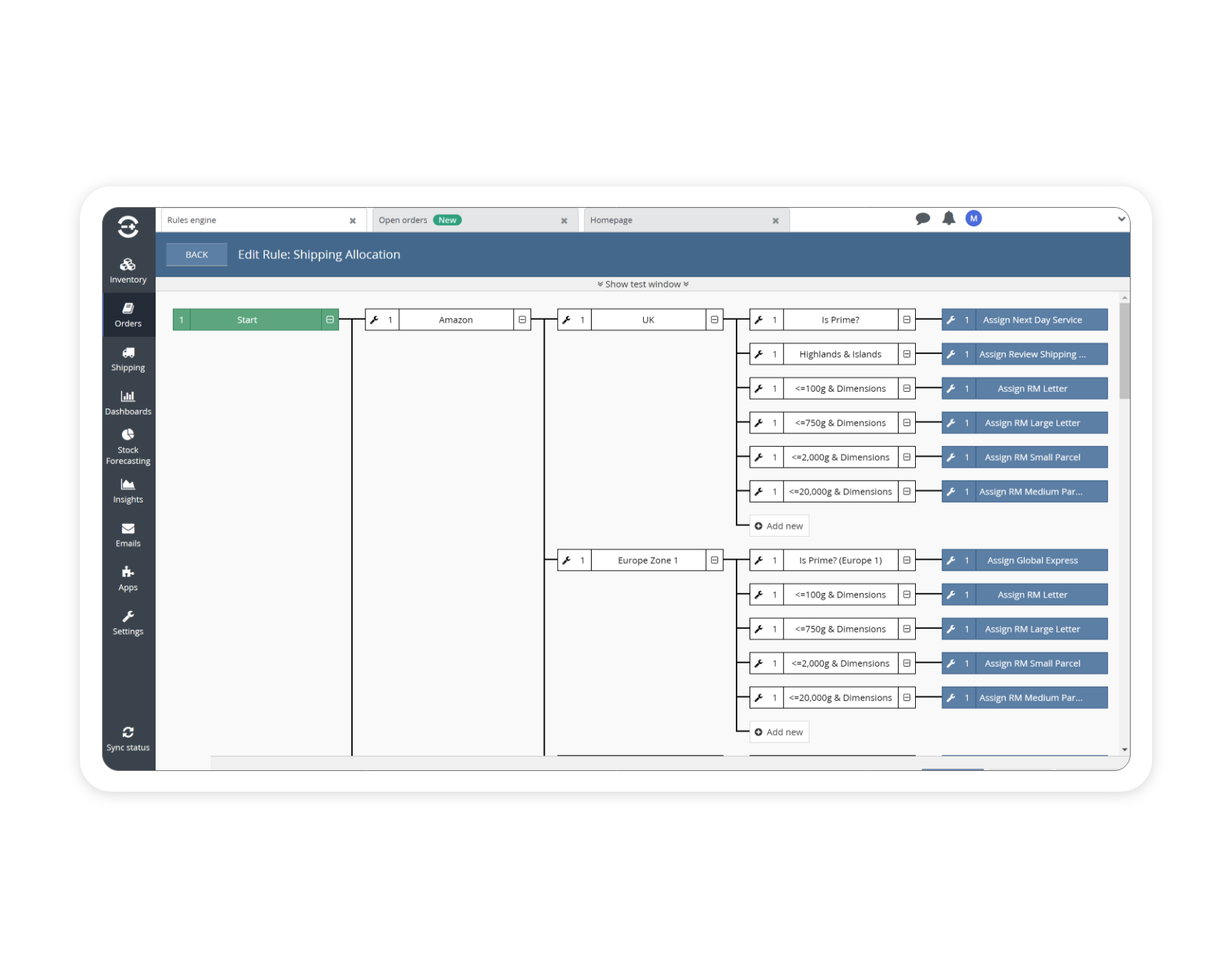 rules engine maximize profits