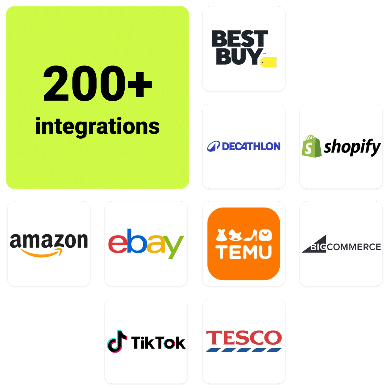200+ Integrations